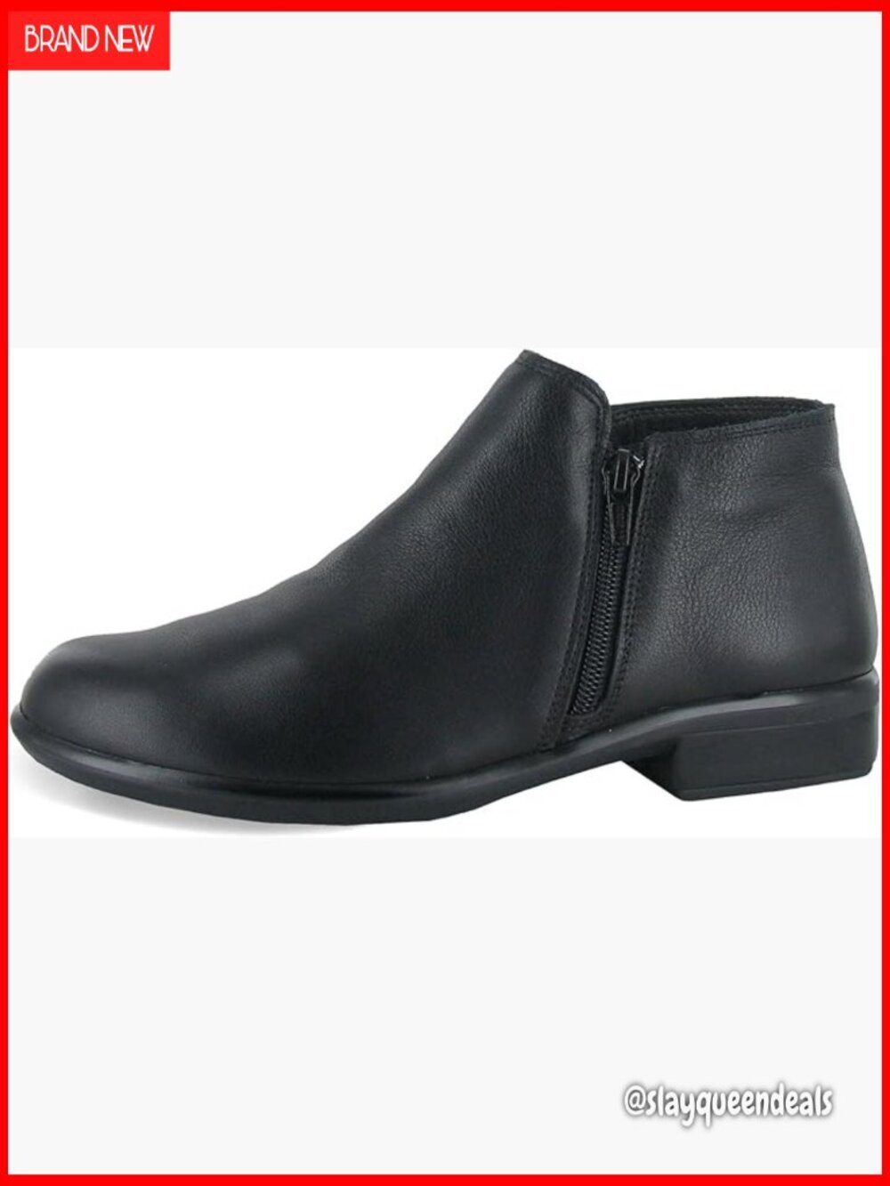 Women's Ankle Boots with Cork Footbed, 1.5" Heel, Narrow Fit